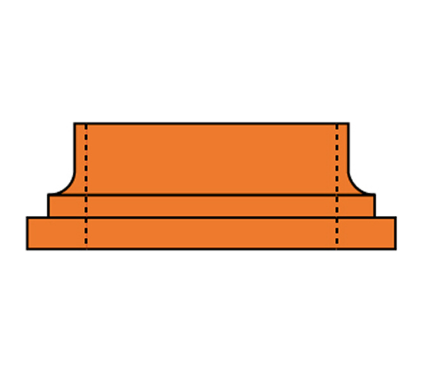 147 bronze round hold base