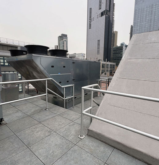 pipe railings stock components